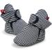 EDOTON Unisex Newborn Winter Boots - Non-Slip Sole, Adjustable Bootie Sock 12-18 Months - Black Stripe - Buy Online on GoSupps.com