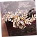 Didiseaon Rhinestone Hairpin Bridal Hair Clip Pearl Hair Clip Wedding Hair Clip Wedding Hair Comb Rhinestone for Hair Rhinestone Side Comb Hair Teasing Comb Bride Dress Hair up - Buy Online on GoSupps.com