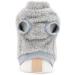 Smalllee Lucky Store Pet Sherpa Fleece Sweater Vest - Turtleneck Sweatshirt with D-Ring for Small Dogs & Cats - Warm Autumn Winter Clothing for Yorkies & Chihuahuas - XXL Gray - Buy Online on GoSupps.com