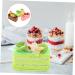 HOMSFOU 15 Pcs Simulation Cake Model Cake Display Model Fake Decorative Cakes Fake Cupcake Artificial Mousse Cake Photo Prop Food Toy Simulation Dessert Models Cupboard Fake Decoration - Buy Online on GoSupps.com