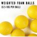 CHAMPKEY Practice Foam Golf Balls 16 Pack - Limited Flight Yellow Training Balls for Indoor & Outdoor Use - Buy Online on GoSupps.com