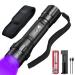 ULTRAFIRE UV Torch 395-405nm Blacklight Ultraviolet Light Single Mode Zoomable UV Flashlight for Pet Stains Urine Resin Curing Currency Scorpion