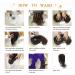 Uevies 26-Inch Long Brown & Blonde Synthetic Wig - Realistic Middle Part Ponytail for Halloween Cosplay Parties & Daily Wear - Buy Online on GoSupps.com