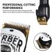 Professional Hair Clippers Cordless Haircut Kit Rechargeable 2000mAh Hair Beard Trimmer Haircut Grooming Kit with 10 Guide Combs & for barber/Men/Father/Husband/Boyfriend White - Buy Online on GoSupps.com