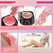 Bouvetan Dual LED Waxing Kit for Women Men - At Home Hair Removal with Hard Wax Beads | Face Eyebrow Armpit Chest Legs Brazilian | 20 Wax Sticks Included (2 Lavender+2 Rose) - Buy Online on GoSupps.com