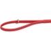 IDC Color & Gray Rubberized Leash - 14mm x 1.2m with Loop & O-Ring - Red-Grey | International Shipping - Buy Online on GoSupps.com