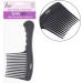 Fine Lines Wide-Tooth Rake Comb for Afro, Wet, and Curly Hair - Detangling and Shower Comb - Black Antistatic Plastic - Buy Online on GoSupps.com