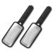 Foot Scrubber 2pcs, Callus Remover for Feet with Stainless Steel, Foot File Set of 2, Pedicure Tools, Foot Scrub Supplies Black