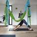 Ehuihuan Aerial Yoga Towel & Hammock - Anti-Gravity Yoga Swing Strap & Band in Blue Green for Ultimate Stretching - Buy Online on GoSupps.com