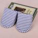 Keenso Reisen Foldable Slippers - Soft Portable Slipproof Indoor Travel Slippers for Women | Gray Stripes - Buy Online on GoSupps.com