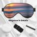 SSIMOO Sunset Beach Sleep Mask - Adjustable Breathable Fashionable Eye Mask for Comfortable Sleep | International Shipping - Buy Online on GoSupps.com