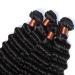 Angie Queen 20 Inch Brazilian Virgin Deep Wave Hair Extension - Natural Black Color - Buy Online on GoSupps.com