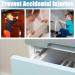4 Pcs Invisible Drawer Locks Proof Draw & Cupboard Hidden Locks for Child Baby Safety Locks with Strong Adhesive for Cabinet Cupboard and Other Furniture No Drilling Required Easy Install(White) - Buy Online on GoSupps.com