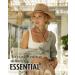 Women's UPF 50+ Khaki Straw Sun Hat with Wide Brim and Wind Lanyard for Summer - Medium-Large - Buy Online on GoSupps.com