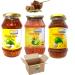 Assorted Pickle Variety Bundle: Ashoka Mixed Pickle 500g + Gor Keri Pickle 500g + Chhundo Pickle 500g (1.5Kg)