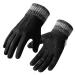HomeAlexa gloves winter gloves Thermal shoes Strit Finger gloves Sport Gloves Warm Windproof Outdoor With Food For Ski Cycling Women XL Black