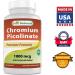 Best Naturals Chromium Picolinate 1000 mcg 120 Tablets (Pack of 2) - Unflavored 240 Count - Buy Online on GoSupps.com