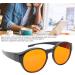 Cyrank Blue Light Blocking Glasses | Amber Gaming Glasses for Better Sleep | Round Frame Orange Anti-Glare Lens for Men & Women - Buy Online on GoSupps.com