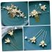 minkissy Wedding Hair Clips Hair Comb Manual Bride Pearl Vintage Decor