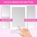 Absolutely Luvly Trifold Vanity Mirror with Lights | LED Makeup Mirror | Touch Screen Dimming | 1x 2x 3x Magnification | Portable Lighted Mirror - Buy Online on GoSupps.com
