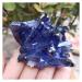 Natural Crystal Rough 90g Quartz Cluster Natural Drak Blue Aura Angel Crystal Cluster Reiki Titanium Cluster yuebang