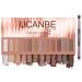 Ucanbe eyeshadow palette 12 colors with brush - Eyeshadow palette matt and shimmering - make -up palette high color rendering waterproof durable (05)