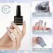 Shining She Glitter Gel Nail Polish Set - 10 Colors (Silver, Black, Gold, White) | Sparkly Soak-Off UV/LED Lamp Gel Gift for Women - Nail Art Salon Quality at Home - 8ML - Buy Online on GoSupps.com