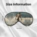 Beach Surf Print Double-Sided Eye Mask Soft and Light Blocking for Enhancing Sleep Quality - Buy Online on GoSupps.com