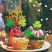6 PCS St Patrick's Day Cupcake Toppers Glitter Clover Cupcake Picks St Patrick's Day Party Cake Decoration - Buy Online on GoSupps.com