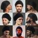 HAVHAF Dapper Men Shower Cap (Black XL) - Waterproof & Reusable - Extra Large Cap for Braids & Long Hair - Perfect Gift for Men - Buy Online on GoSupps.com