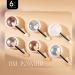Pockcat 6 Colors Chrome Nail Powder Set for Glittery Metal Mirror Effect - 3D Holographic Ice Aurora Dust Nail Art Kit with Sponge Sticks - Buy Online on GoSupps.com