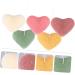 Beaupretty 15 pcs Heart Shaped Face Wash Sponges | Exfoliating Facial Cleansing Puff & Skin Scrubber | Natural Cosmetic Face Pads - 1 Count (Pack of 1 - Buy Online on GoSupps.com