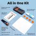 Glasses Cleaning Kit - Anti Fog Wipes & Lens Cleaner Spray with Microfiber Cloth | Eye Glass Repair Kit with Screws & Screwdriver | Portable Eyeglass Cleaner Tool - Light Black - Buy Online on GoSupps.com