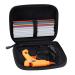 QUIWELL GL02 Mini Hot Glue Gun Kit with Glue Sticks (8 Long 5 Colored Sticks) 40W Hot Melt Glue Gun with Carry Case for Arts Wood Projects Home Quick Repairs