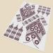 Fovolat Brown Lace Body Sticker | Waterproof Temporary Body Stickers Adhesive Body Stencils Markers For Shopping Reunions Club Nights Halloween - Buy Online on GoSupps.com