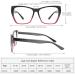4 Pack Blue Light Blocking Reading Glasses for Men & Women - Butterfly Frame Anti-Glare +3.5 Strength - Spring Hinges - Buy Online on GoSupps.com