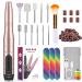 HAPAW 11-in-1 Cordless Rechargeable Nail Drill Kit - Portable Electric File for Acrylic & Gel Nails - Manicure Pedicure Tool for Home & Salon - Gray Rosegold - Buy Online on GoSupps.com