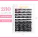 HxyGogo Wispy Cluster Lash Extensions 280Pcs - DIY Individual D Curl Lashes for Natural Fluffy Look 8-16MM - Reusable and Easy to Apply at Home - Buy Online on GoSupps.com