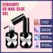 ECBASKET Nail Gel Glue x Nail Tips Kit - 15ML 4 in 1 Glue Gel + 300Pcs Long Coffin Nails + Mini Lamp & Tools - DIY Nail Art Set - Buy Online on GoSupps.com