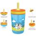 Zak Designs 15oz Bluey Kelso Tumbler Set - BPA-Free, Leak-Proof with Straw - Durable Plastic/Silicone - Kids Bundle - 2 Count - Buy Online on GoSupps.com