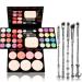 Make-up Palettes Professional Cosmetic Makeup Palette Set Kit-Eyeshadow & Blusher & Face Powder & Lip Gloss + 5Pcs Harry Wand Eyeshadow Makeup Brushes 5Pcs Wand+39 Eyeshadow Palette