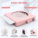 Reusable Filter Nail Dust Collector - Powerful Fan, Low Noise - Pink - Ideal for Nail Salon or Home Use - Buy Online on GoSupps.com