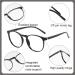Przene Blue Light Blocking Glasses for Women & Men - Retro Round Black Computer Glasses - Buy Online on GoSupps.com