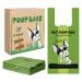 Dog Poo Bags with Tie Handles - 300 x Extra Thick & Leak-Proof Dog Waste Bags Lavender-Scented for Medium-Large Doggy Green 1 count (Pack of 300)