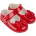 Early Days Baypods Red Patent Baby Shoes | Soft Soled Pre Walker Shoes | Made in England - Buy Online on GoSupps.com