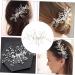 FRCOLOR 1pc Hair Comb Wedding Hair Accessories for Pearl Hair Accessories Hair Clip Wedding Headwear Jewelry Crystal Side Comb Bride Headpieces for Wedding Rhinestones Miss Diamond Alloy - Buy Online on GoSupps.com