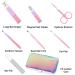 Shop Mermaid Color 8PC Manicure Set for Women | Travel Nail Kit with Glass Files & Stainless Steel Tools | Perfect Nail Care Gift - Buy Online on GoSupps.com