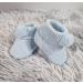 Royal Icon Newborn Baby Booties 0-3 Months | Pom Pom Booties | Soft & Stylish Bootees | Ideal for Indoor & Outdoor Use | RI408 White Blue - Buy Online on GoSupps.com