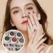 Nail Chrome Powder Set chrome pour ongles - 6 couleurs paillettes pigment pigment pour les paillettes | Nail Pigment Powder Shimmer pour petite amie femme amie s ur fille 04 D - Buy Online on GoSupps.com