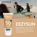 EEZYSUN Mineral SPF 50 Travel Size Sunscreen Snap Packets 10 Snap Packets (0.27 fl oz each) and 3.3 FL OZ - Buy Online on GoSupps.com